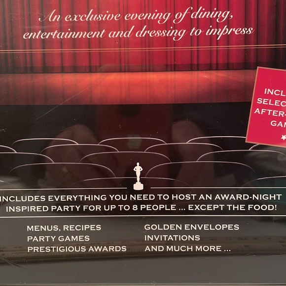 Night at the Awards dinner party games contests menu invites costume ideas etc - Picture 2 of 4